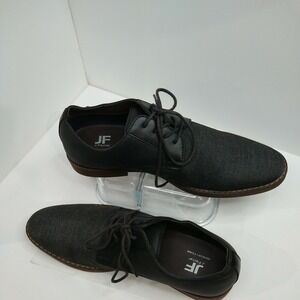 JF J.Ferrar Men's Blue testile Upper Oxford Shoes Size US 8M irons memory foam.